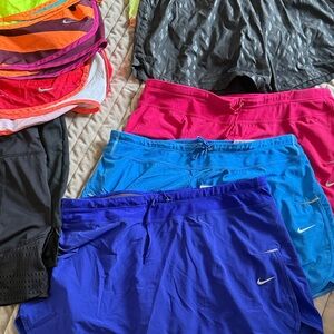 Nike Neon and Bold Color Athletic Shorts